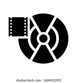 video DVD icon isolated sign symbol vector illustration - Collection of high quality black style vector icons
