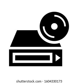 video DVD icon isolated sign symbol vector illustration - Collection of high quality black style vector icons
