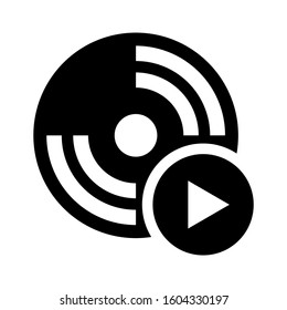 video DVD icon isolated sign symbol vector illustration - Collection of high quality black style vector icons
