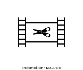 Video editing icon.