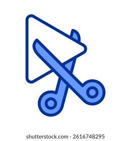 Video Editing Icon Element For Design