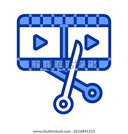 Video Editing Icon Element For Design