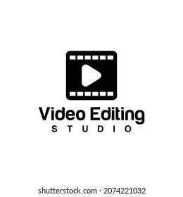 Video Editing Logo Design Simple