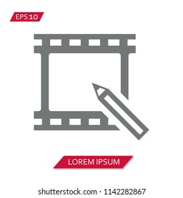 video editing vector icon symbol