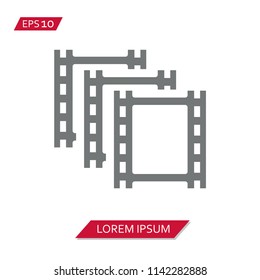 video editing vector icon symbol