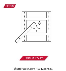 video editing vector icon symbol
