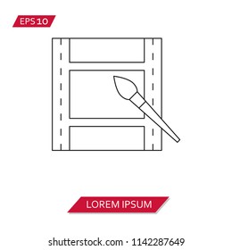 video editing vector icon symbol