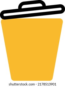 Video editor delete, illustration, vector on a white background.