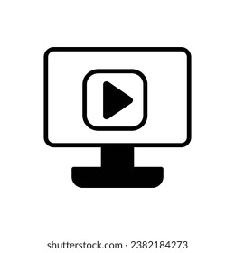 video editor icon with white background vector
