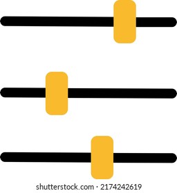 Configuración del editor de vídeo, ilustración, vector en un fondo blanco.
