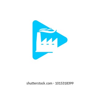 Video Factory Icon Logo Design Element