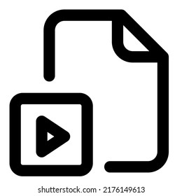 Video-Datei zu Bildungszwecken für die Studierenden