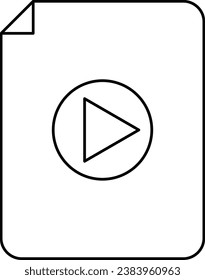 Video file Graphic Design icon