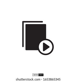 video file icon, design inspiration vector template for interface and any purpose