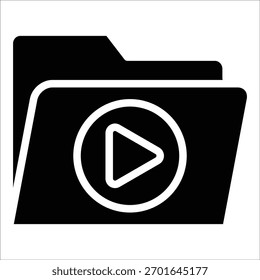 Icon-Element für Videodatei für Design