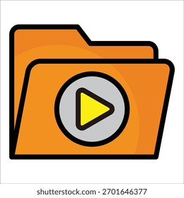 Video Elemento De Icono De Archivo Para Diseño
