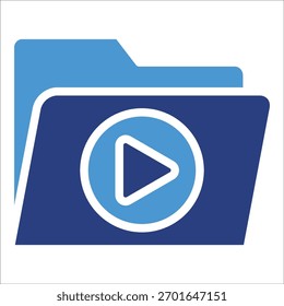 Video File Icon Element For Design