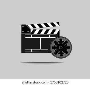 video, film, cinema icon, vector illustration.eps