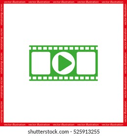 Video film icon vector illustration eps10.