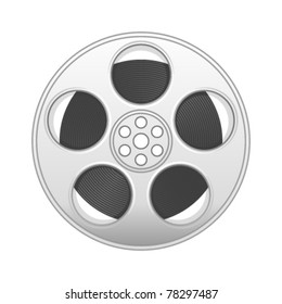 Video film tape cinema vector illustration. Eps 10.