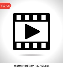video film vector icon