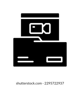video folder icon for your website design, logo, app, UI.