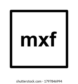 Video Format icon or logo isolated sign symbol vector illustration - high quality black style vector icons
