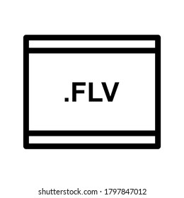 Video Format icon or logo isolated sign symbol vector illustration - high quality black style vector icons
