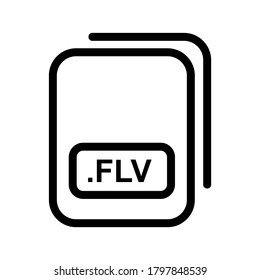 Icono de formato de vídeo o logotipo símbolo de signo aislado ilustración vectorial - iconos vectoriales de estilo negro de alta calidad
