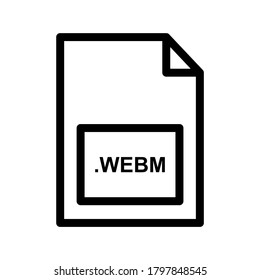 Icono de formato de vídeo o logotipo símbolo de signo aislado ilustración vectorial - iconos vectoriales de estilo negro de alta calidad

