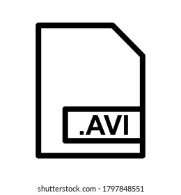 Video Format icon or logo isolated sign symbol vector illustration - high quality black style vector icons
