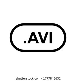 Icono de formato de vídeo o logotipo símbolo de signo aislado ilustración vectorial - iconos vectoriales de estilo negro de alta calidad

