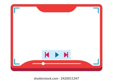 Video Frame Sticker Template Design