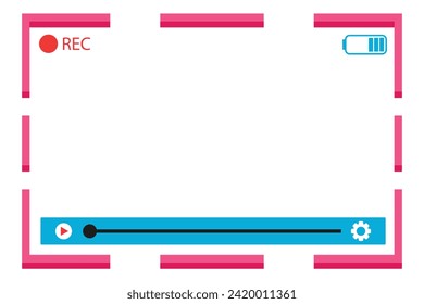 Video Frame Sticker Template Design