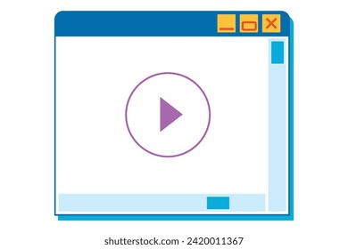 Video Frame Sticker Template Design