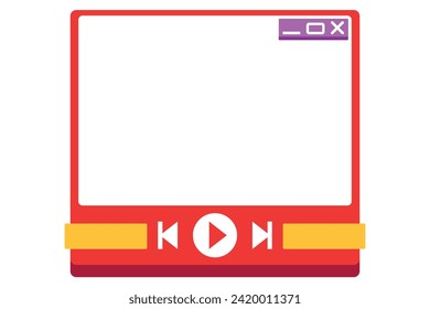 Video Frame Sticker Template Design