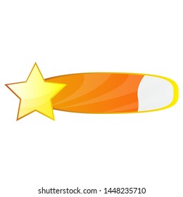Video game bar with a star - Vector