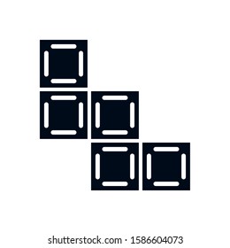 video game bricks isolated icon vector illustration design
