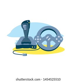 video game car wheel control