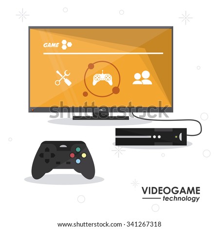 Video game  concept and multimedia icons design, vector illustration 10 eps graphic.