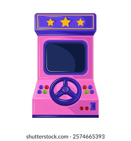 video game console arcade isolated