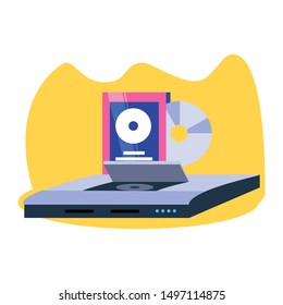 video game console with compact disk