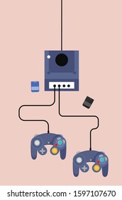 A video game console is a computer device that outputs a video signal or visual image to display a video game that one or more people can play.

