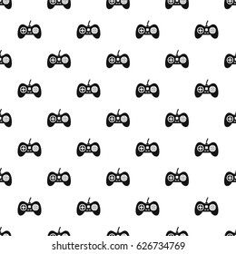 Video game console controller pattern seamless in simple style vector illustration