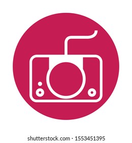 video game console device icon vector illustration design
