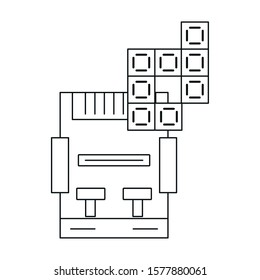 video game console device icon vector illustration design