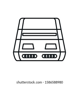 video game console device icon vector illustration design