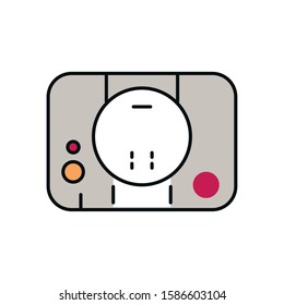video game console device icon vector illustration design