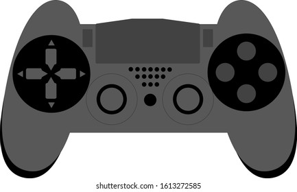 Video game console. gamepad vector illustration. - Vector