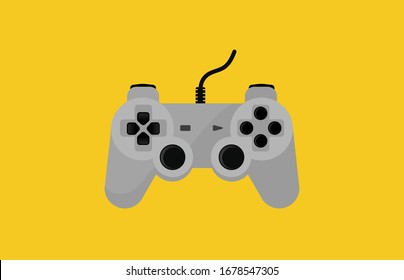 Video game console. gamepad vector illustration.